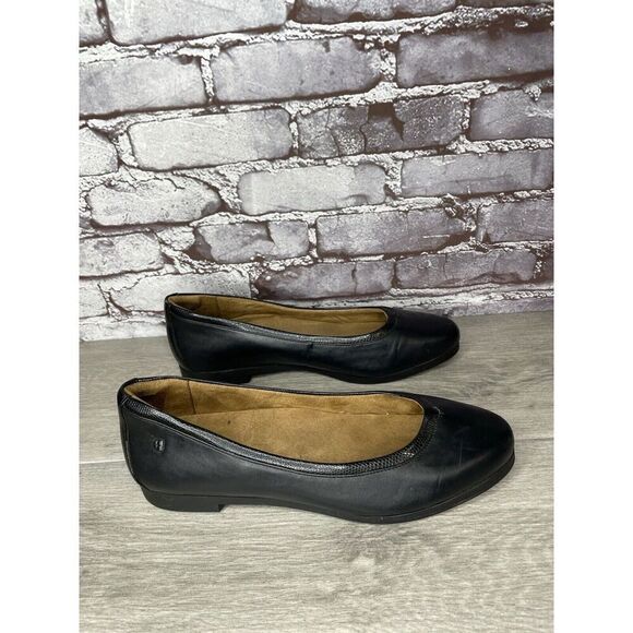 Shoes For Crews 55315 Reese Black Leather Work Slip Flats Women Sz 11M US/43EU - Picture 14 of 16
